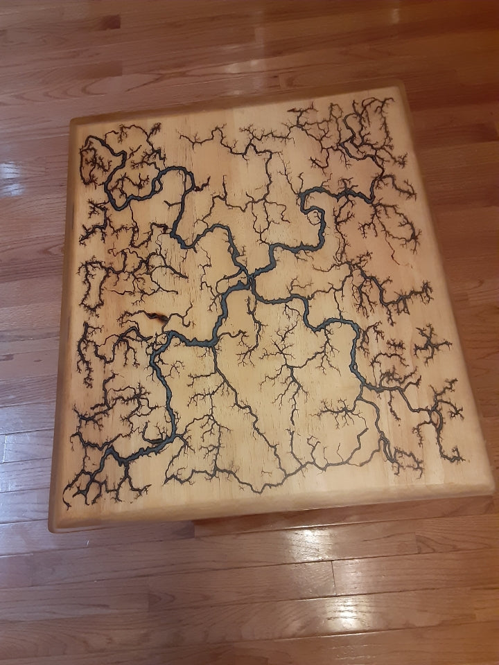 Epoxy side table/ end table