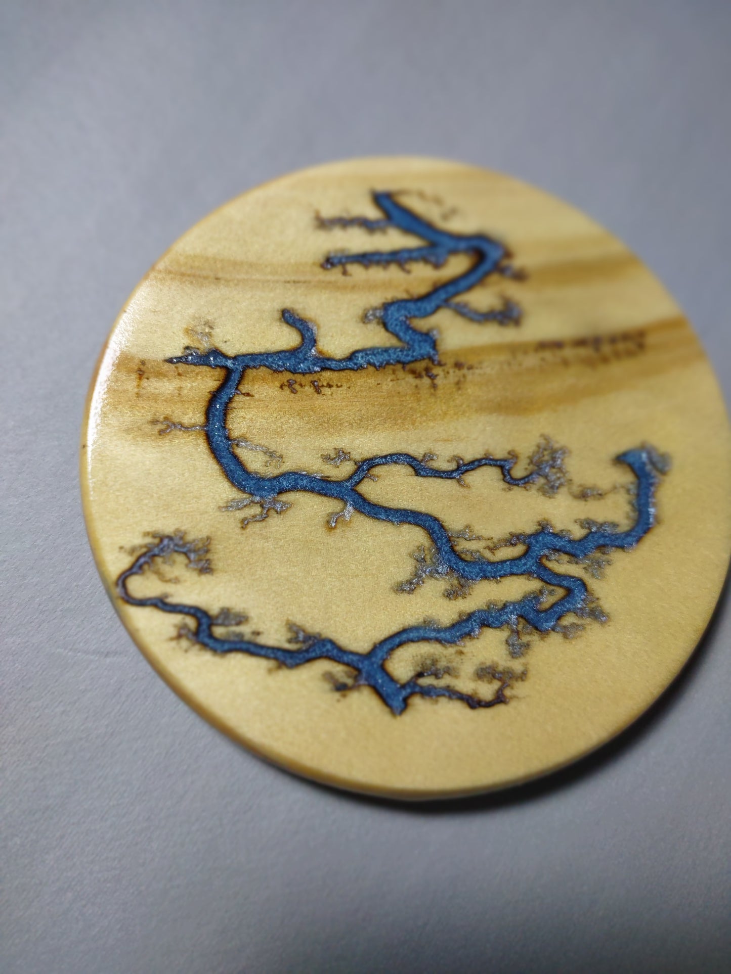 Coasters Blue Epoxy