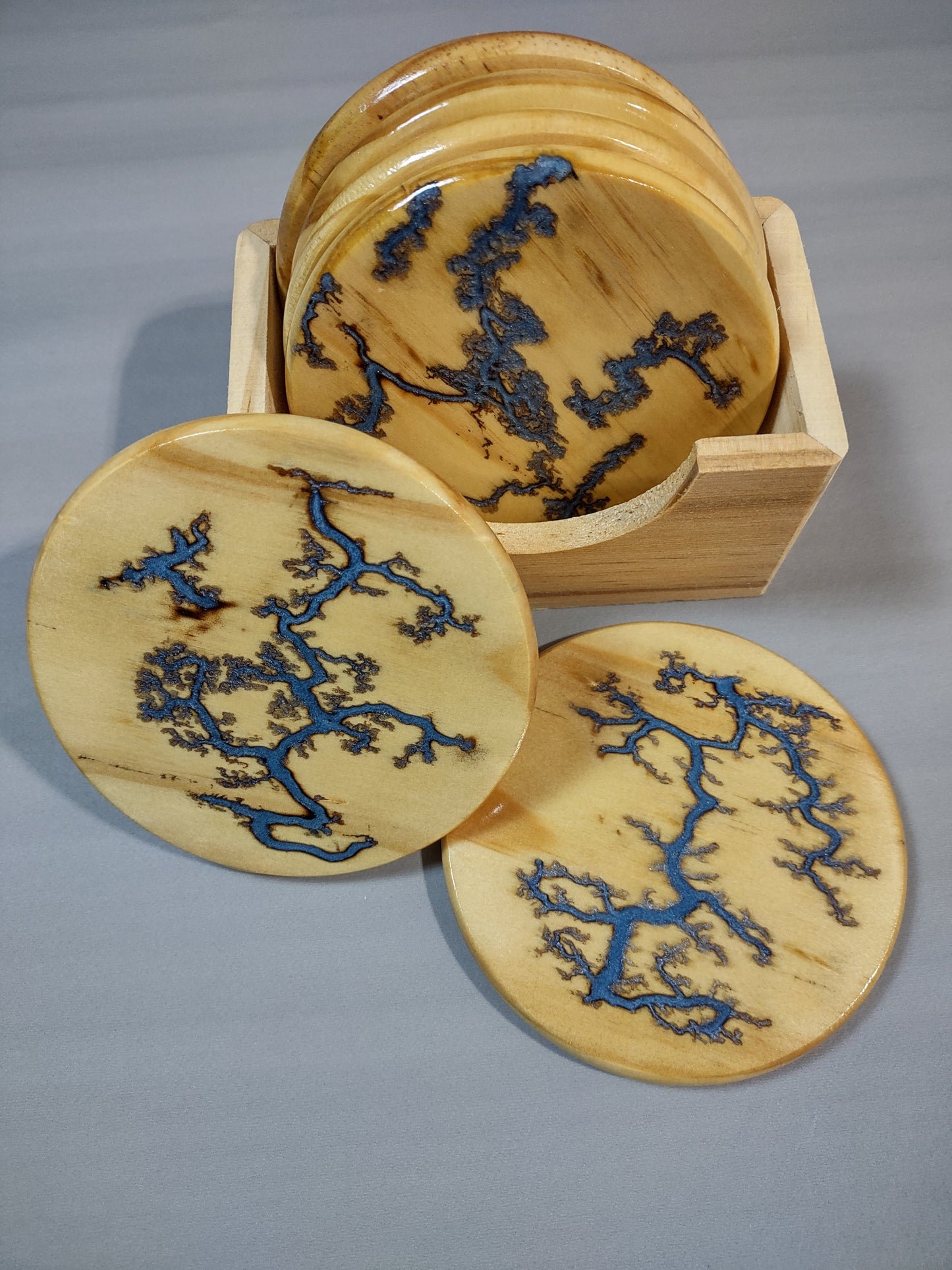 Coasters Blue Epoxy